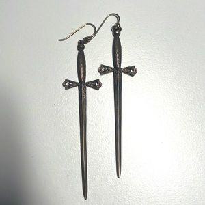 Blood Milk Jewels Sword Mini Tarot Earrings